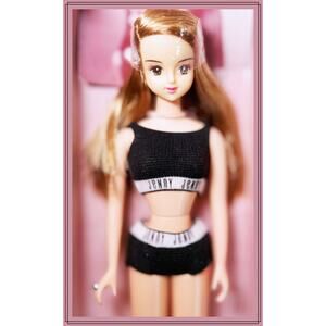 VTG Takara Japan Jenny Friend MITSUKI Fashion Doll Licca Barbie 11" Tea Box